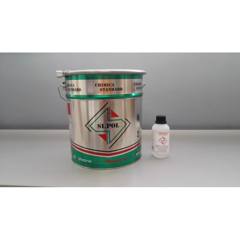 Gecopol IFSP - White 115 polyester isophtalic  gelcoat to spray with paraffin and hardener K90 