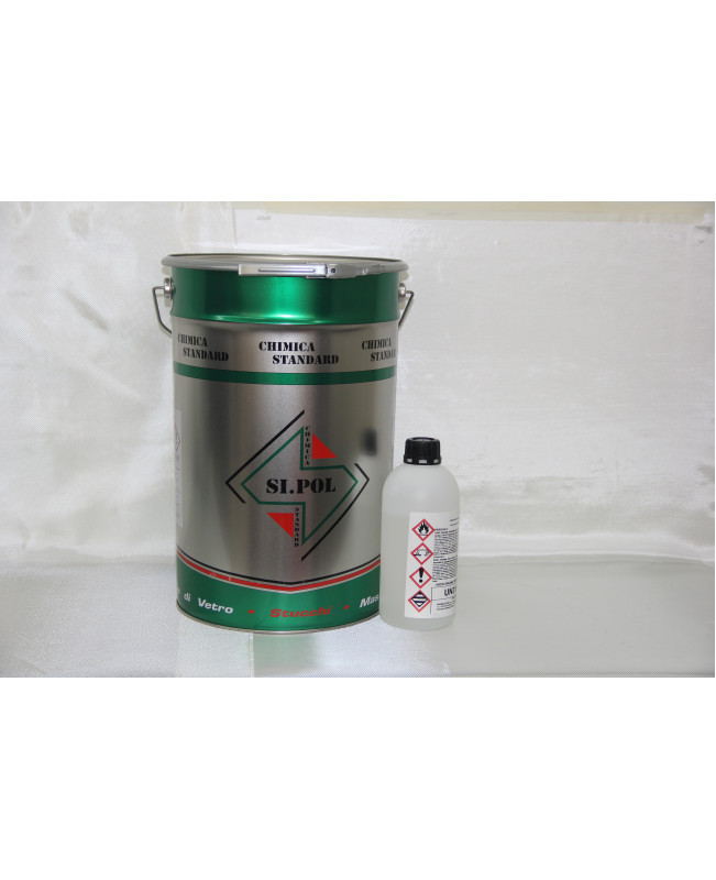 Gecopol IFSP - White 115 polyester isophtalic  gelcoat to spray with paraffin and hardener K90 